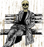 Skull Man Vector T-shirt Graphics Design